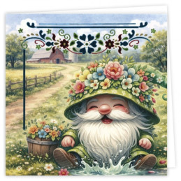 Dot And Do Cards 40 - Happy Gnomes