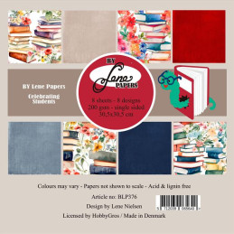 Lene - Papirpakke 30x30 - Celebrating Students - BLP376