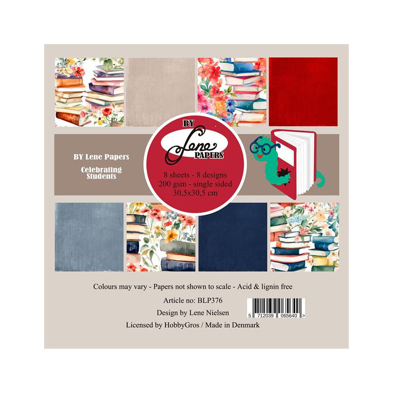 Lene - Papirpakke 30x30 - Celebrating Students - BLP376