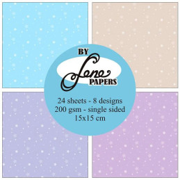 Lene - Papirpakke 30x30 - BABY Pastel - BLP377