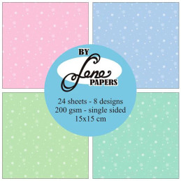 Lene - Papirpakke 30x30 - BABY Pastel - BLP377