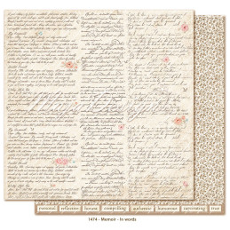 Maja Design - Memoir - In Words - MEM-1474