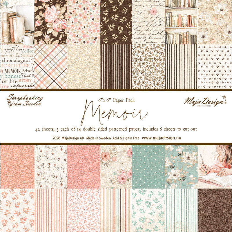 Maja Design - Papirpakke 15x15 - Memoir