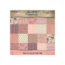 Idea-Ology - Tim Holtz - Palette Collection 8x8 - Pink - TH94469