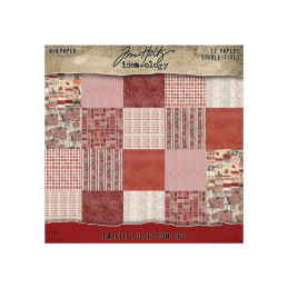 Idea-Ology - Tim Holtz - Palette Collection 8x8 - Red - TH94470