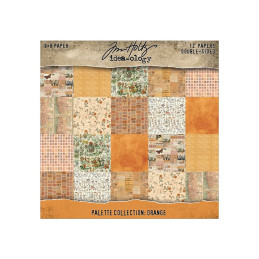 Idea-Ology - Tim Holtz - Palette Collection 8x8 - Orange - TH94471