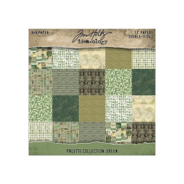 Idea-Ology - Tim Holtz - Palette Collection 8x8 - Green - TH94474