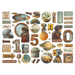 Stamperia - Die Cuts - A New Beginning - DFLDC129