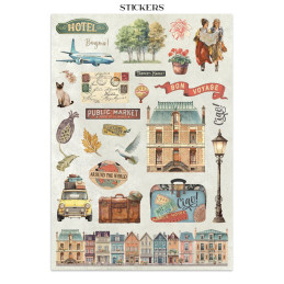 Stamperia - Junk Journal - Art Of Travelling - SBJK18