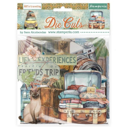 Stamperia - Die Cuts - Art Of Travelling - DFLDC131
