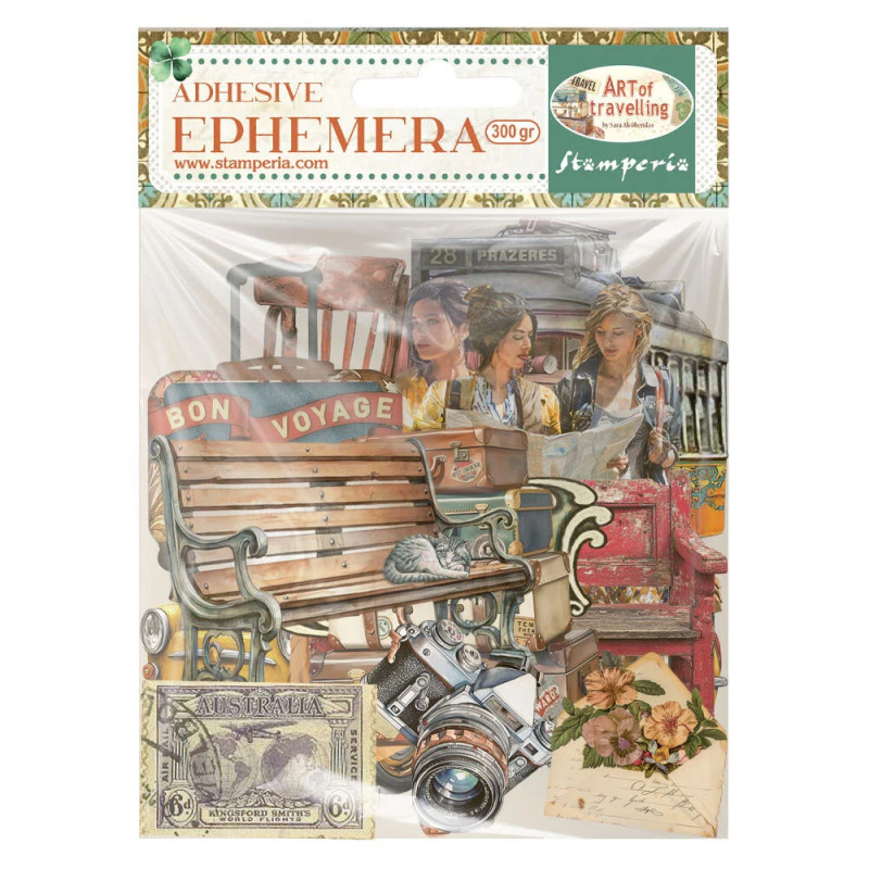 Stamperia - Ephemera - Art Of Travelling - DFLCT79
