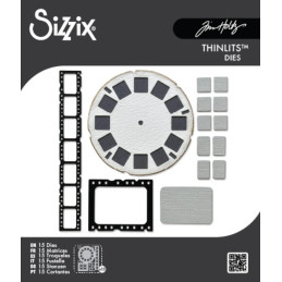 Sizzix - Tim Holtz - Thinlits Die - Vault Picture Show - 666602