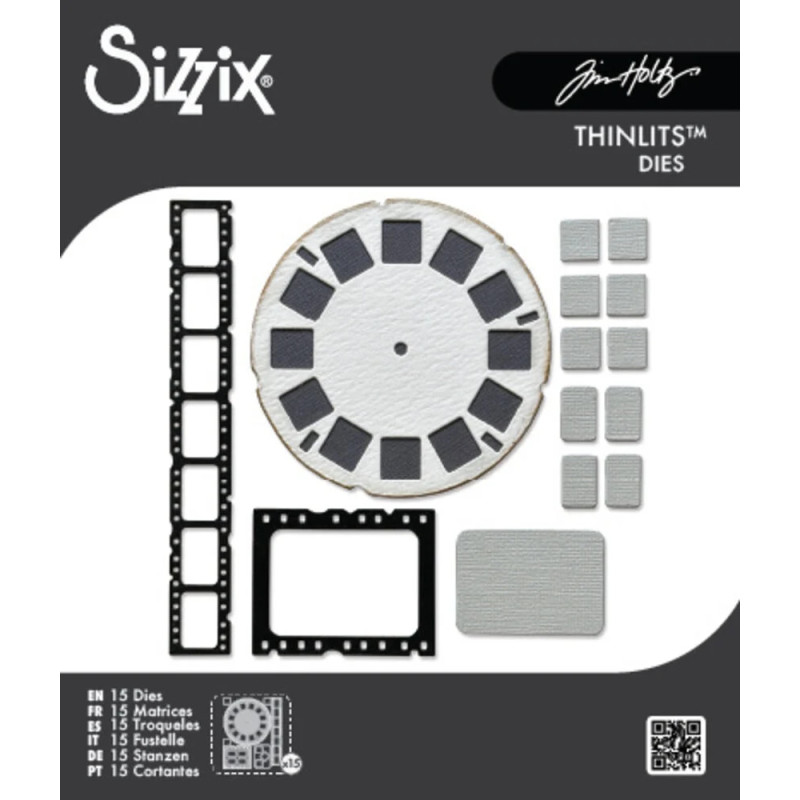 Sizzix - Tim Holtz - Thinlits Die - Vault Picture Show - 666602