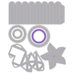Sizzix - Tim Holtz - Thinlits Die - Vault Rosettes - 666567