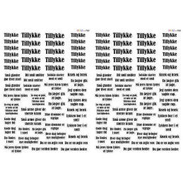 Castello - Basispapir - Forskellige Tekster - 769