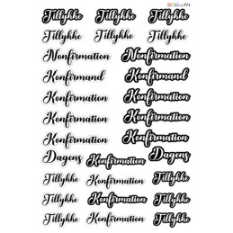 Castello - Basispapir - Tillykke Og konfirmation - 771