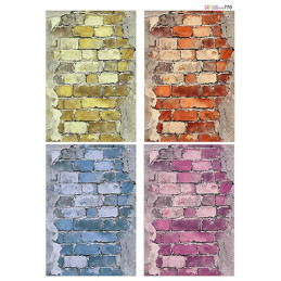 Castello - Basispapir - Mursten - 770