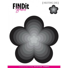 FINDit Basics - Nesting Dies - Bloom Flower - FITBND016