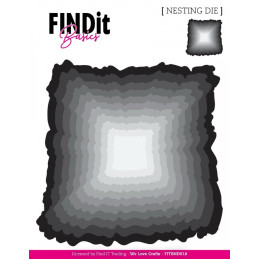 FINDit Basics - Nesting Dies - Rough Edge Square - FITBND018