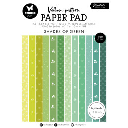 Studio Light - Paper Pad A5 Vellum - Spring Green