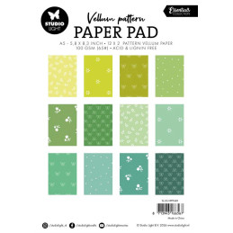 Studio Light - Paper Pad A5 Vellum - Spring Green
