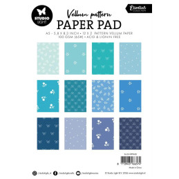 Studio Light - Paper Pad A5 Vellum - Spring Blue