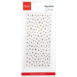Marianne Design - Stickers - Sparkles Silver - CA3229