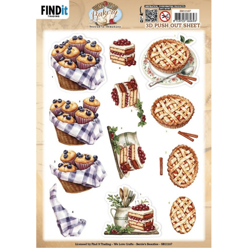 Pushout - Berries Beauties - Homestead Bakery - Bake Bites - SB11107