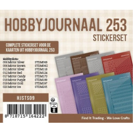 Hobbyjournaal Stickerset 253