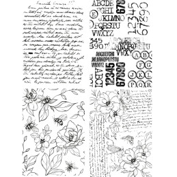 TEXT(ures) - Decoupage Paper - Beneath The Brambles - TEXDP0001