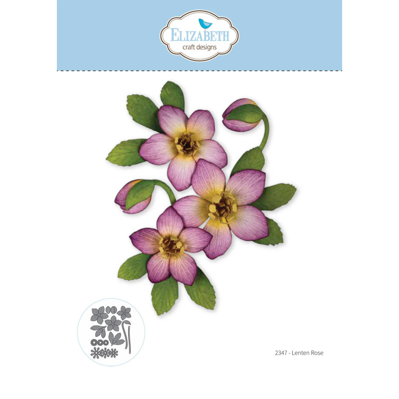 Elizabeth Craft Designs - Paper Flowers - Lenten Rose
