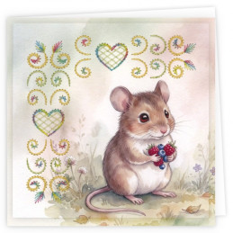 Stitch And Do Cards 34 - Cute Mice