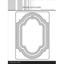 Simple And Basic - Decorative Frames And Tag With Add - SBD657