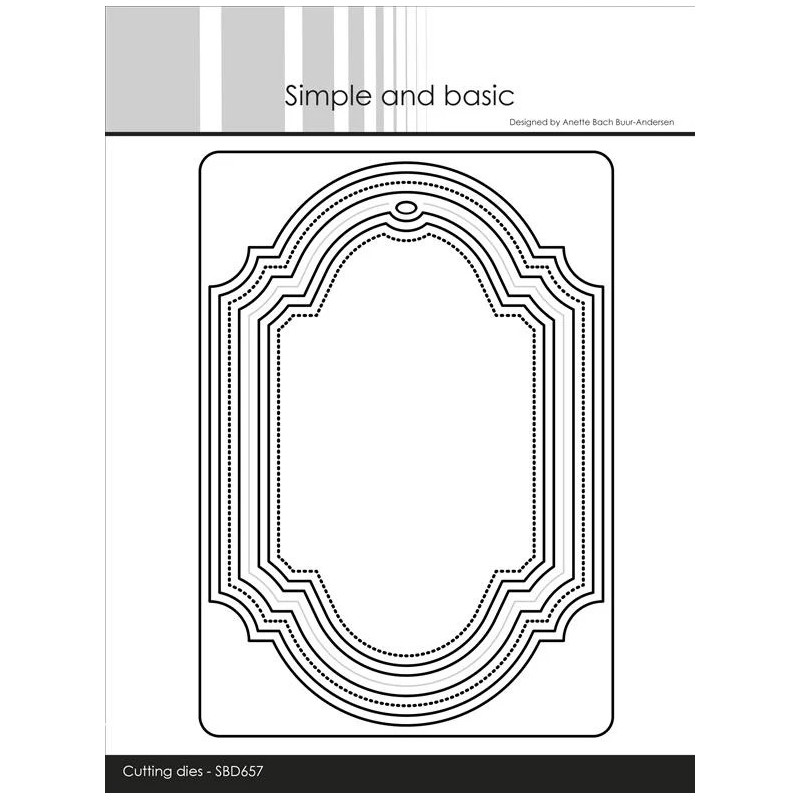Simple And Basic - Decorative Frames And Tag With Add - SBD657