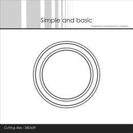Simple And Basic - Round Windows With Pierced Edge - SBD659
