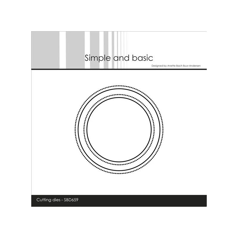 Simple And Basic - Round Windows With Pierced Edge - SBD659