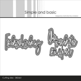 Simple And Basic - Fødselsdag / De Bedste Ønsker - SBD661