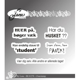 By Lene - Stempel - Danske Tekster - BLS1270