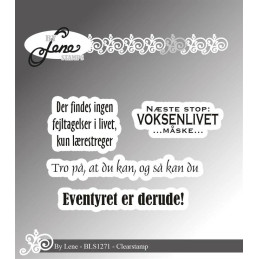 By Lene - Stempel - Danske Tekster - BLS1271