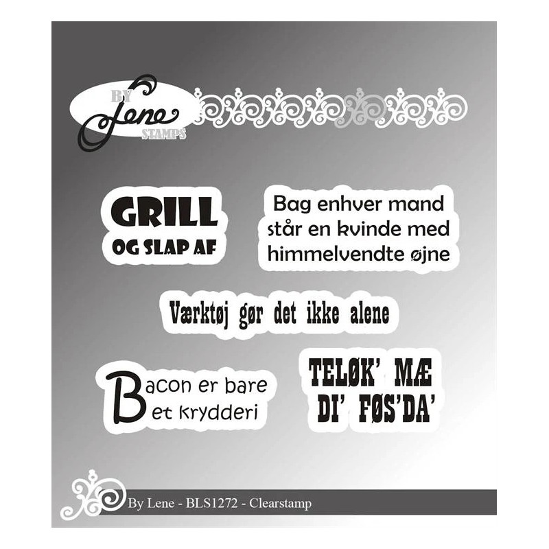 By Lene - Stempel - Danske Tekster - BLS1272