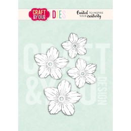Craft & You - Garden Flower 1 - CW403
