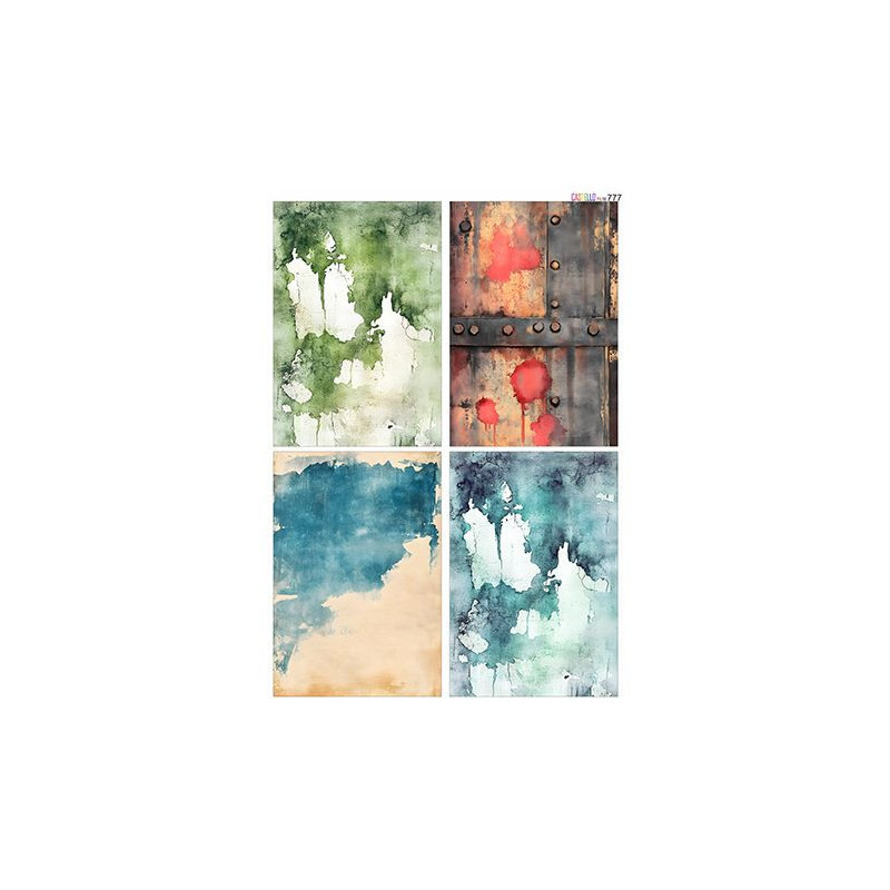 Castello - Basispapir - Forskelligt Farvet Baggrunde - 777