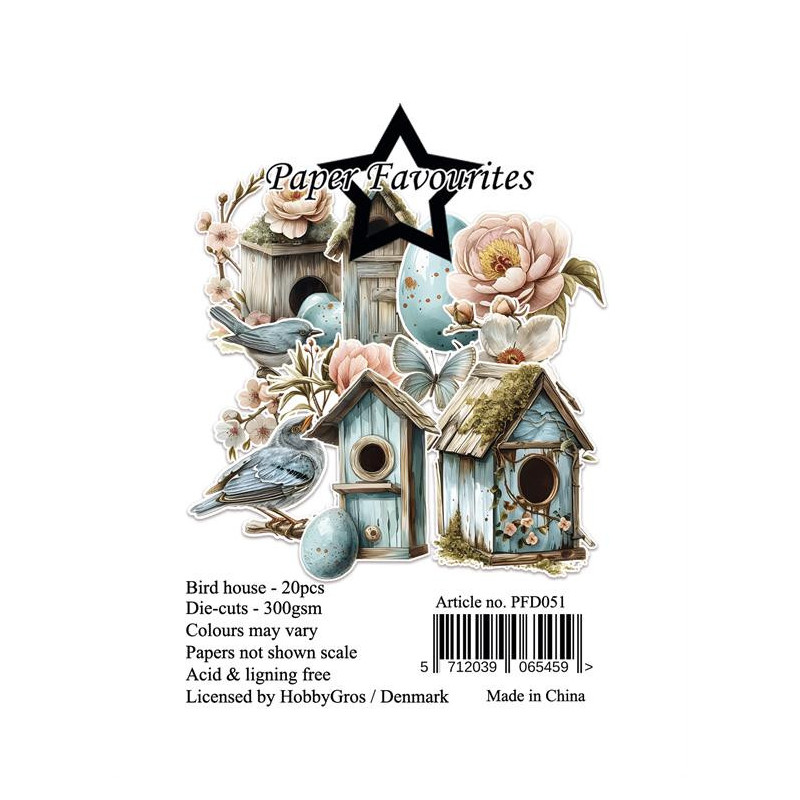 Paper Favourites - Die Cuts - Bird House - PFD051