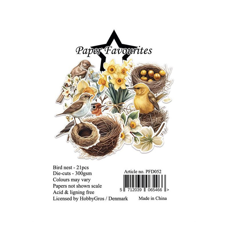 Paper Favourites - Die Cuts - Bird Nest - PFD052