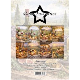 Paper Favourites - Papirpakke A6 - Provence - PFA620