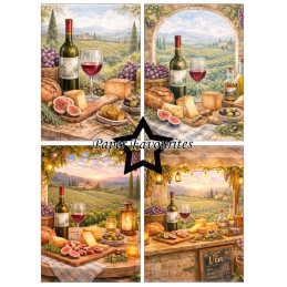 Paper Favourites - Papirpakke A6 - Provence - PFA620