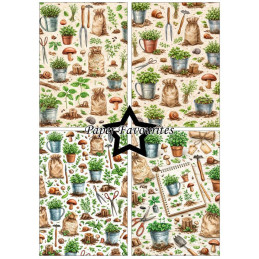 Paper Favourites - Papirpakke A5 - In The Garden - PFA219
