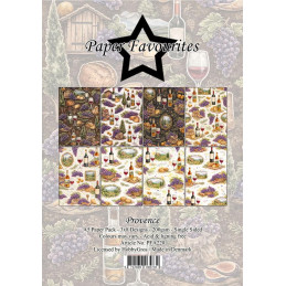 Paper Favourites - Papirpakke A5 - Provence - PFA220