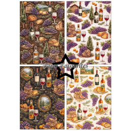 Paper Favourites - Papirpakke A5 - Provence - PFA220