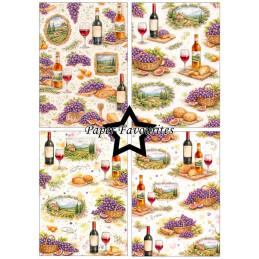 Paper Favourites - Papirpakke A5 - Provence - PFA220